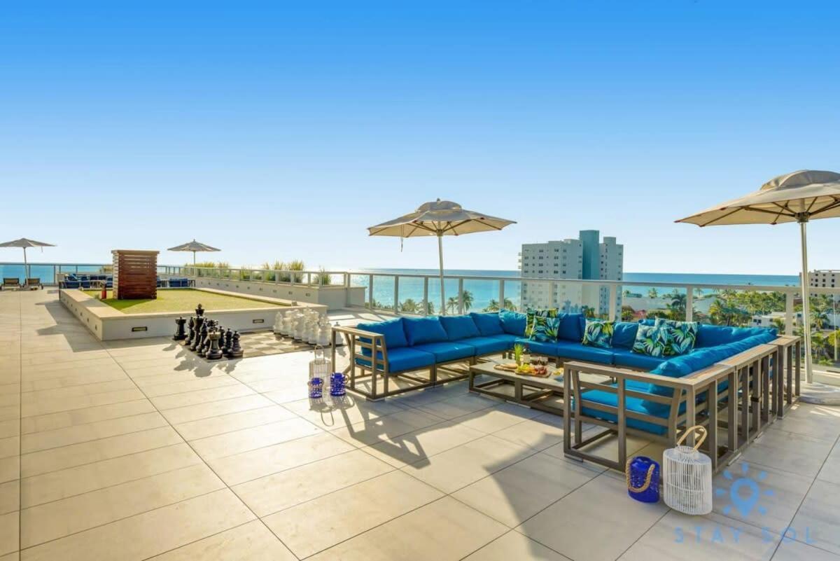 Best Stay - Rooftop Pool - Hollywood Beach Board - Walk Exteriör bild