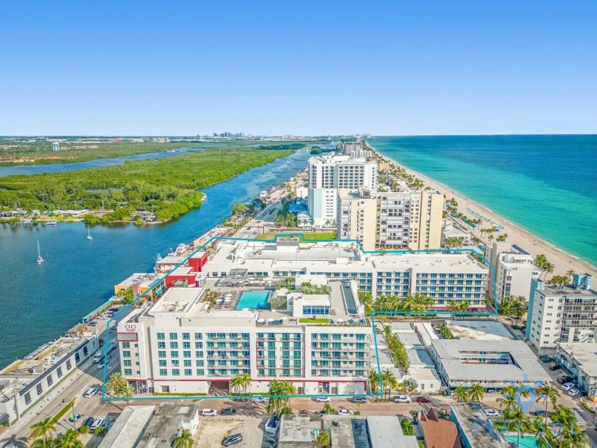 Best Stay - Rooftop Pool - Hollywood Beach Board - Walk Exteriör bild