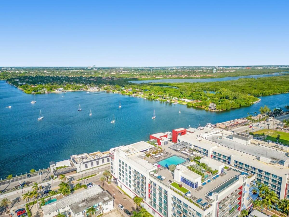Best Stay - Rooftop Pool - Hollywood Beach Board - Walk Exteriör bild