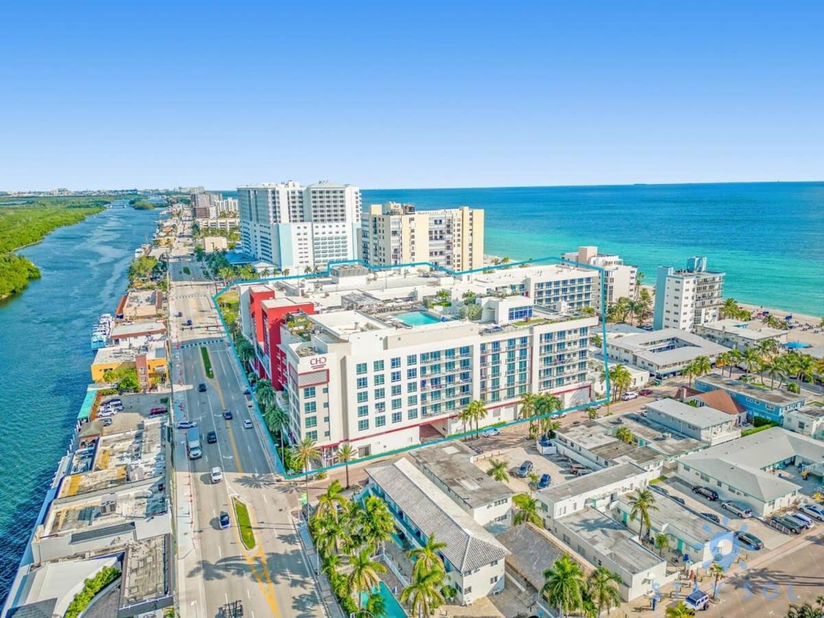 Best Stay - Rooftop Pool - Hollywood Beach Board - Walk Exteriör bild