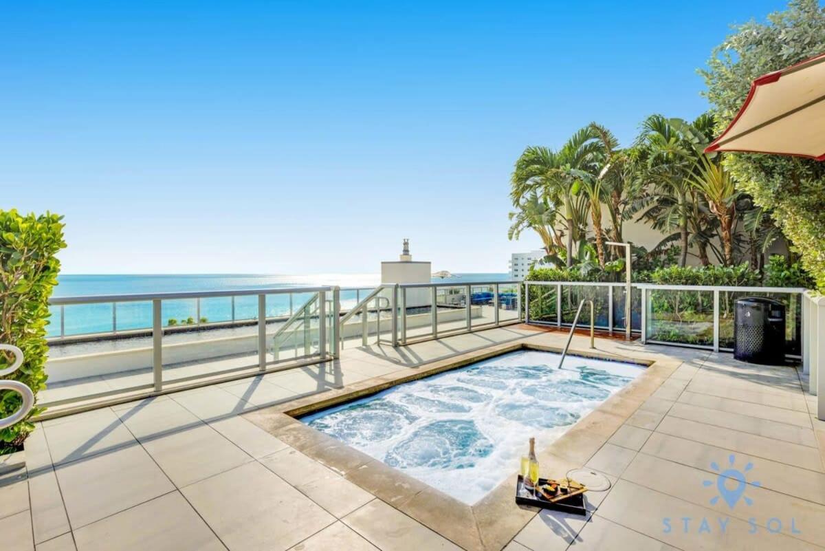 Best Stay - Rooftop Pool - Hollywood Beach Board - Walk Exteriör bild