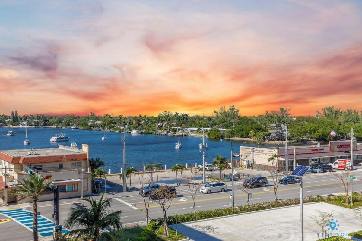 Best Stay - Rooftop Pool - Hollywood Beach Board - Walk Exteriör bild